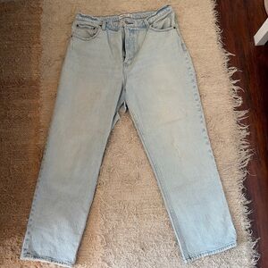 Abercrombie & Fitch “the 90’s” straight ultra high rise jean